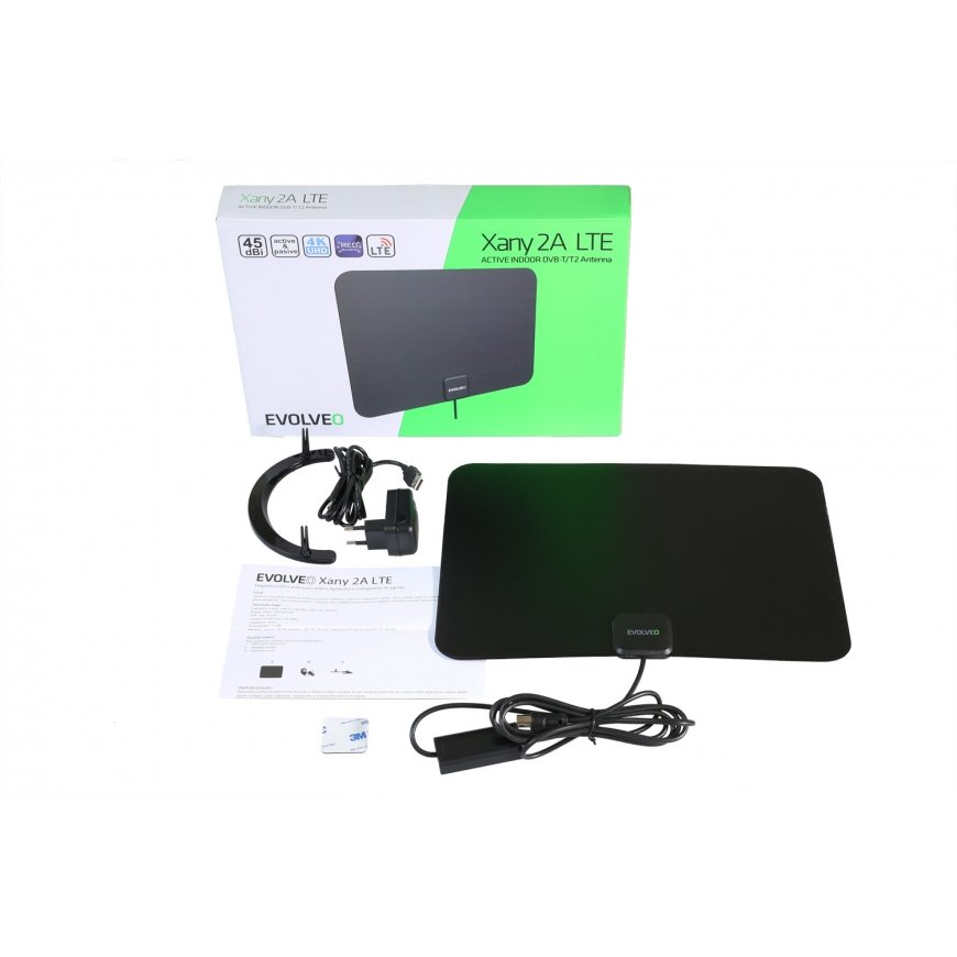Evolveo Xany 2A LTE televizijos antena Vidaus 45 dB – 4