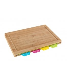 WENKO 53064100 virtuves dēlītis Taisnleņķa Bamboo Koks