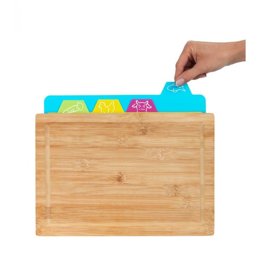 WENKO 53064100 кухонная доска для нарезания Прямоугольный Bamboo Дерево – 3