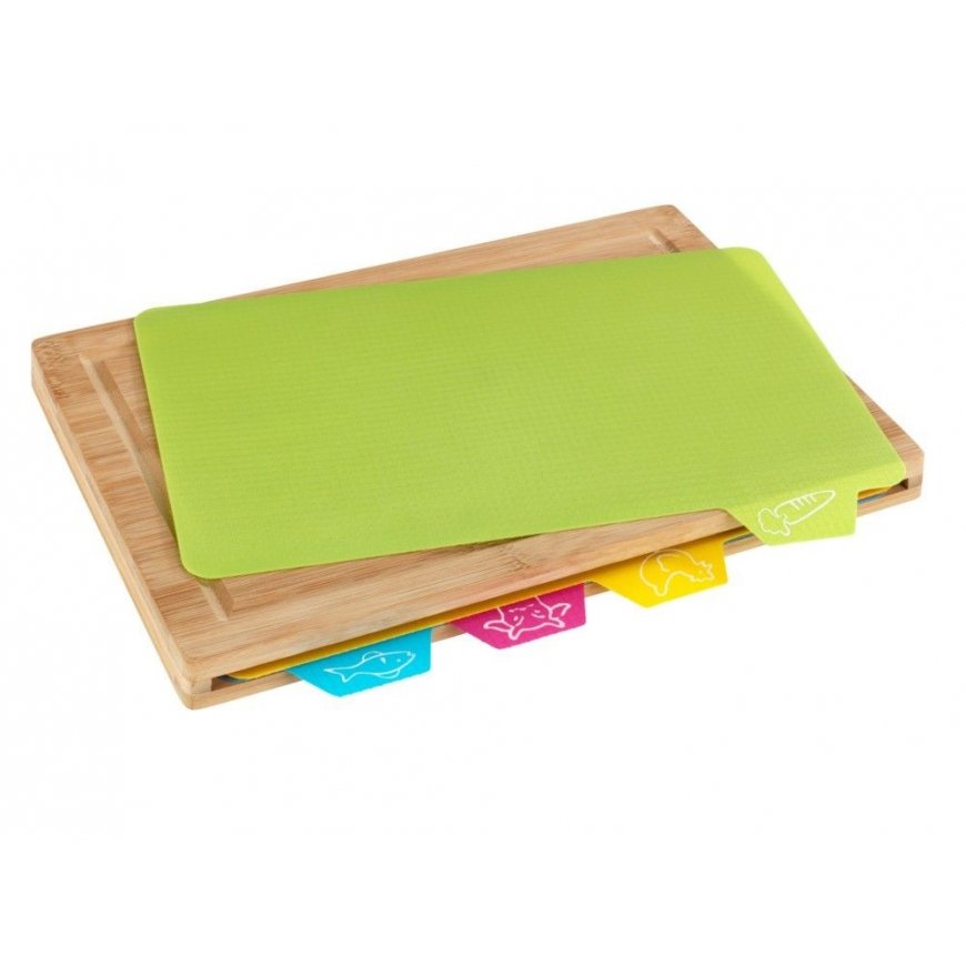WENKO 53064100 kitchen cutting board Rectangular Bamboo Wood – 4