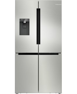 Bosch Serie 6 KFD96APEA side-by-side-jääkaappipakastin Vapaasti seisova 574 L E Ruostumaton teräs