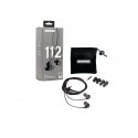 Shure SE112-GR Наушники Проводная Вкладыши Calls/Music Черный, Серый