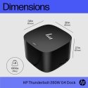 HP Thunderbolt Dock 280 W G4 ja yhdistelmäkaapeli HP Thunderbolt Dock 280 W G4 ja yhdistelmäkaapeli