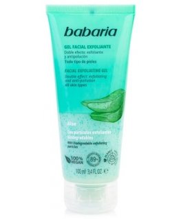 Aloe Vera Facial Exfoliating Gel.