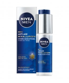 NIVEA Men Anti-Age Hyaluron sejas ādas mitrinātājs Vīrieši 50 ml Želeja