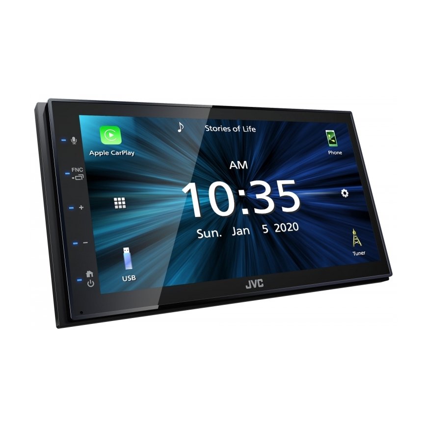 JVC KW-M560BT auto audio-video uztvērējs Melns
