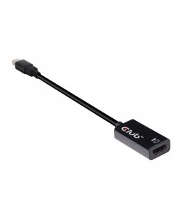 CLUB3D Mini DisplayPort 1.4 to HDMI 2.0b HDR Active Adapter