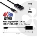 CLUB3D Mini DisplayPort 1.4 to HDMI 2.0b HDR Active Adapter CLUB3D Mini DisplayPort 1.4 to HDMI 2.0b HDR Active Adapter