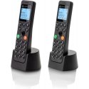Motorola DOT202 Twin DECT телефон Идентификация абонента (Caller ID) Черный Motorola DOT202 Twin DECT телефон Идентификация абонента (Caller ID) Черный
