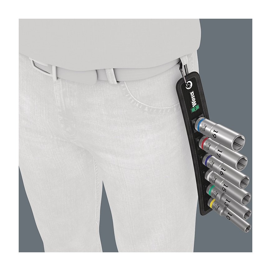 Wera 05004565001 pistikupesa ja pistikupesade komplekt Pistikupesa komplekt – 5
