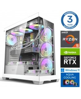 INTOP AQUA Ryzen 5 9600X 16GB DDR5 1TB SSD M.2 NVME+2TB RTX5060Ti 8GB WIN11