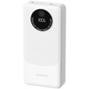 Powerbank Dudao K12 10000mAh PD22.5W USB-A, USB-C - baltos spalvos Powerbank Dudao K12 10000mAh PD22.5W USB-A, USB-C - baltos spalvos