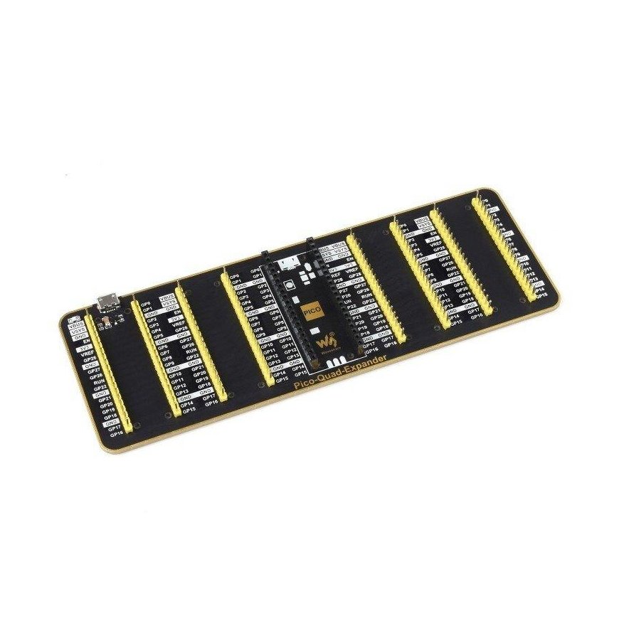Pico-nelikaapelilaajennin, 2x20 GPIO-nastainen nelikaapelilaajennin Raspberry Pi Picolle, Waveshare 19361