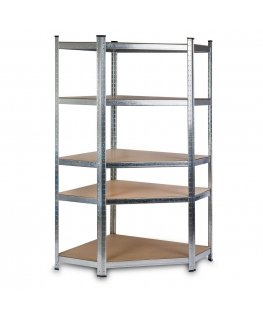 Standing corner bookcase 180x90x40cm Humberg HR-817