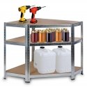 Standing corner bookcase 180x90x40cm Humberg HR-817
