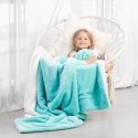 AmeliaHome Blanket SHLEEPY, 220x240 cm, color: turquoise/white AmeliaHome Blanket SHLEEPY, 220x240 cm, color: turquoise/white