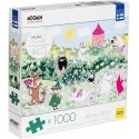 Puzzle Martinex Muumi Kukkatarha palapeli, 1000 pieces
