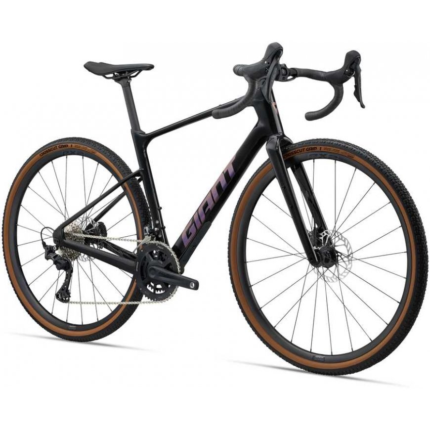Žvyro velosipedai Giant Revolt Advanced 2 Carbon Smoke (2025.g.) – 2