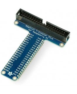 Pi T-Cobbler Plus, išplėtimo priedėlis Raspberry Pi 4 / 3 / 2 / B+, + laido juosta, Adafruit 2028
