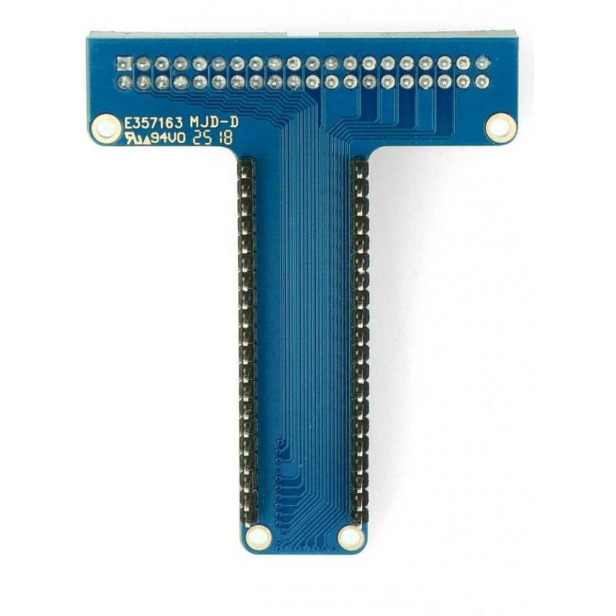 Pi T-Cobbler Plus, išplėtimo priedėlis Raspberry Pi 4 / 3 / 2 / B+, + laido juosta, Adafruit 2028 – 4