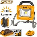 Ingco CWLI20258 cordless spotlight incl. battery and charger Ingco CWLI20258 cordless spotlight incl. battery and charger