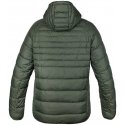 Neo Olive-black down work jacket with hood, size L Neo Olive-black down work jacket with hood, size L