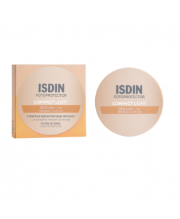 Isdin COMPACT SUNSCREEN SPF 50 long-lasting natural coverage Light 10g