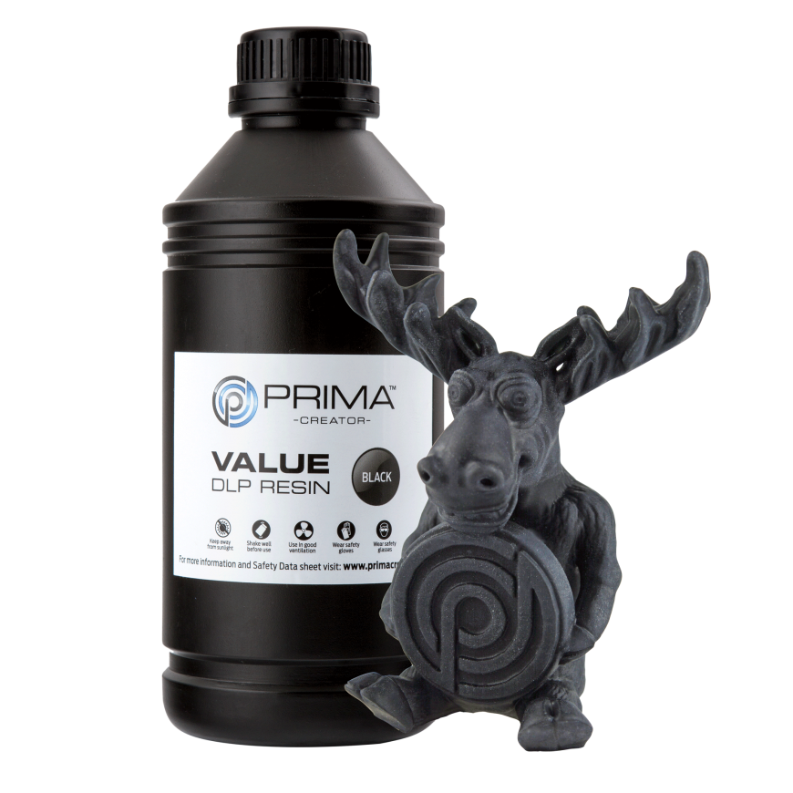 PrimaCreator Value UV/DLP resin - 1000ml - Black