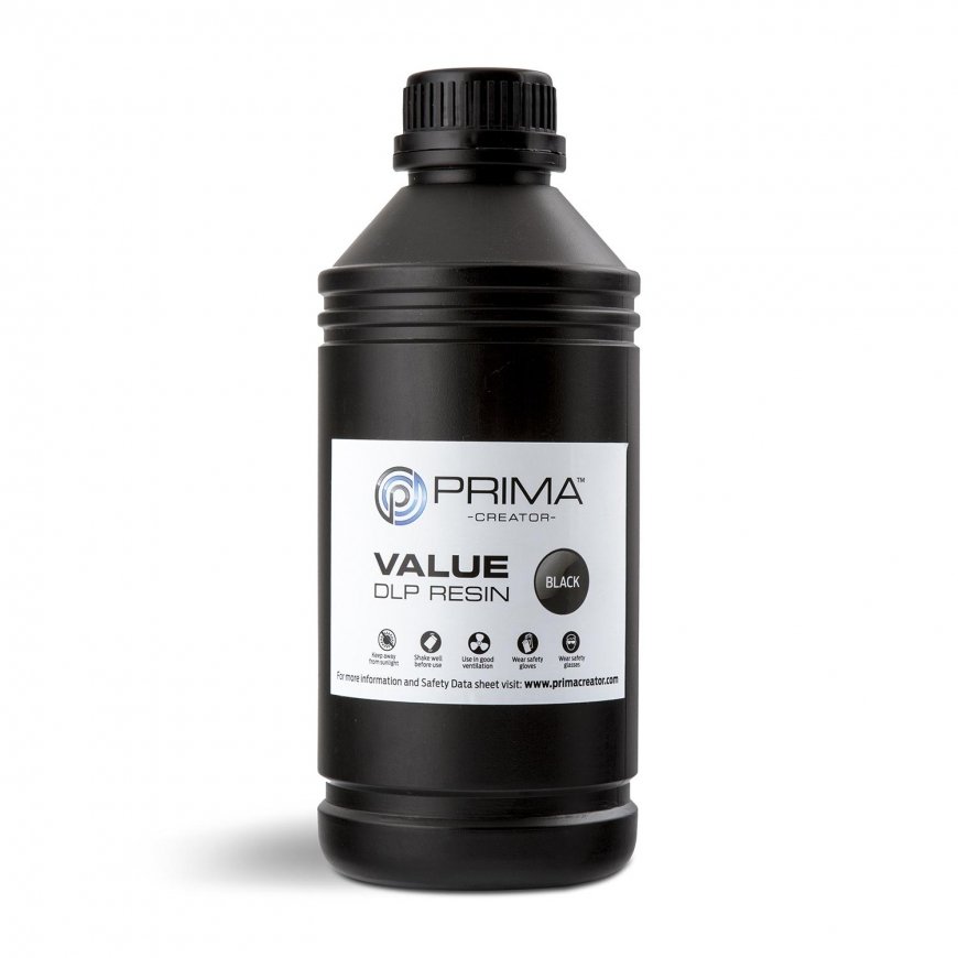 PrimaCreator Value UV/DLP resin - 1000ml - Black – 2