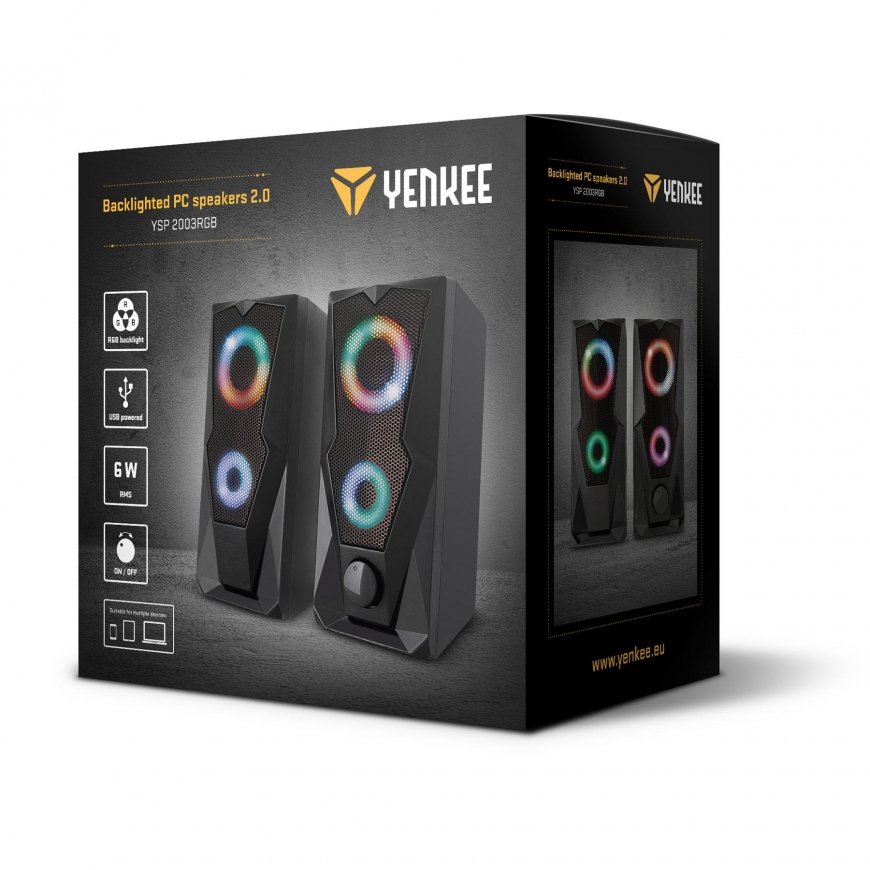 Computer speakers YSP 2003 RGB YENKEE speakers, USB 2.0 – 3