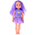 Lean Toys -nukke violetissa mekossa ja kampauksessa Lean Toys -nukke violetissa mekossa ja kampauksessa