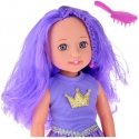 Lean Toys -nukke violetissa mekossa ja kampauksessa Lean Toys -nukke violetissa mekossa ja kampauksessa