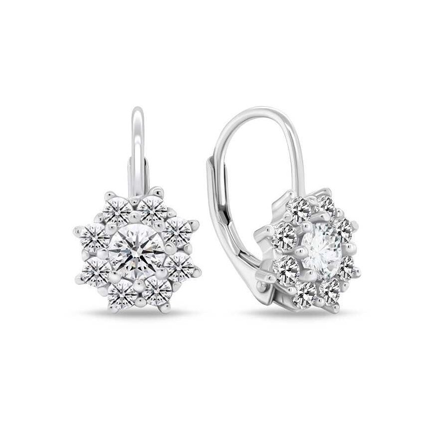 Brilio Silver Brilio Silver Beautiful silver earrings with clear zircons EA744W