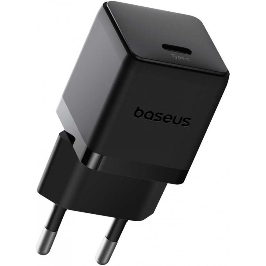 Baseus Wall Charger Palm 20W USB-C QC3.0 PD3.0 with USB-C cable 1m, black