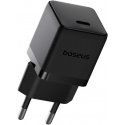 Baseus Wall Charger Palm 20W USB-C QC3.0 PD3.0 with USB-C cable 1m, black Baseus Wall Charger Palm 20W USB-C QC3.0 PD3.0 with USB-C cable 1m, black