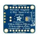 AS7262, 6-channel visible light/color spectrum sensor, Adafruit 3779 AS7262, 6-channel visible light/color spectrum sensor, Adafruit 3779