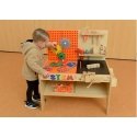 MASTERKIDZ XXL Montessori STEM medinės dirbtuvės su įrankiais MASTERKIDZ XXL Montessori STEM medinės dirbtuvės su įrankiais