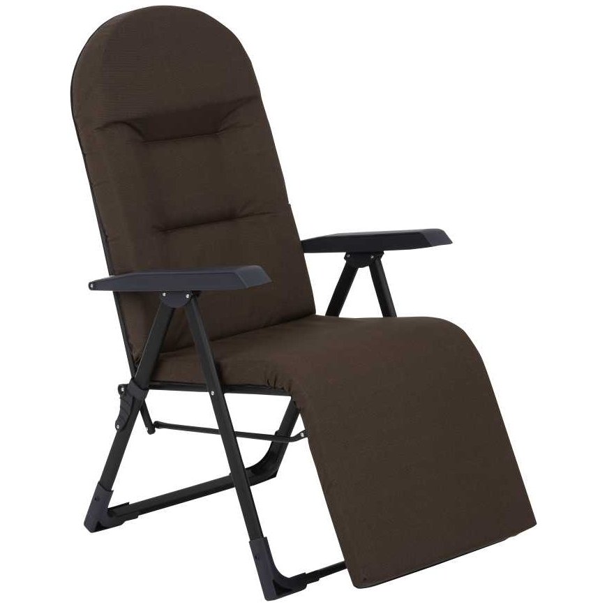 Garden armchair with footrest Galaxy Plus Black Edition H047-04PB PATIO