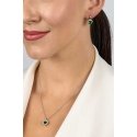 Brilio Silver Silver heart jewelry set with zircons SET273WG (earrings, pendant)