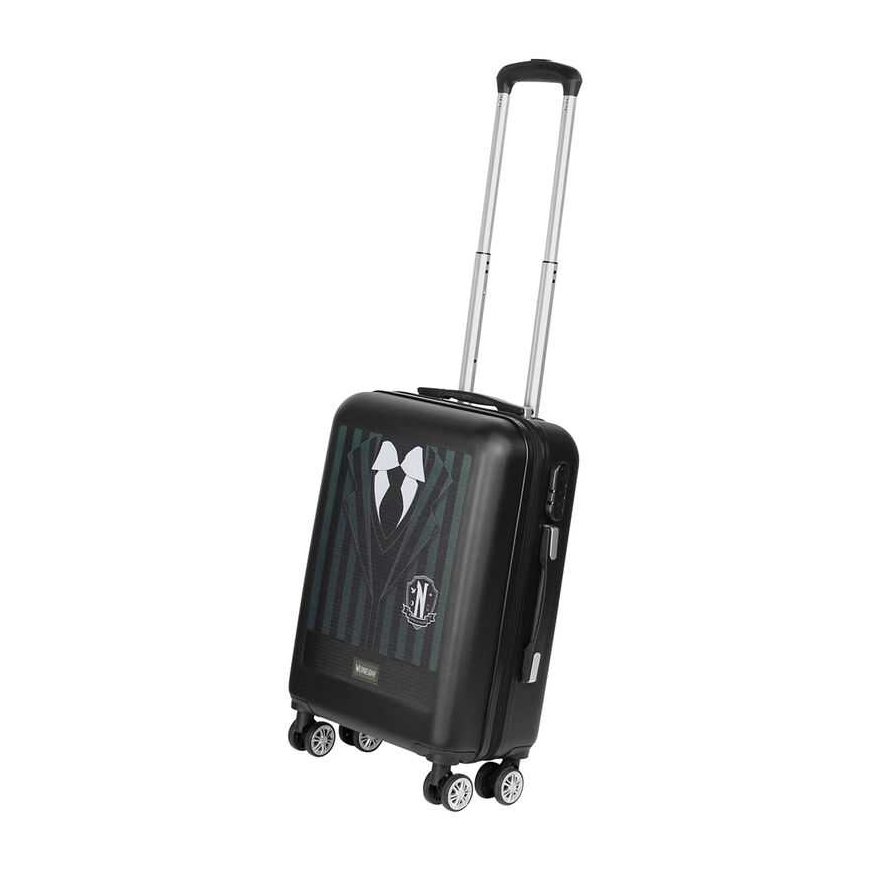 Travel suitcase Karactermania Wednesday Uniform ABS trolley, 38x55x20 cm – 3