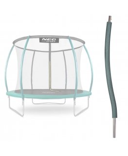 Bottom post for C-type trampoline 8-14 feet green Neo-Sport