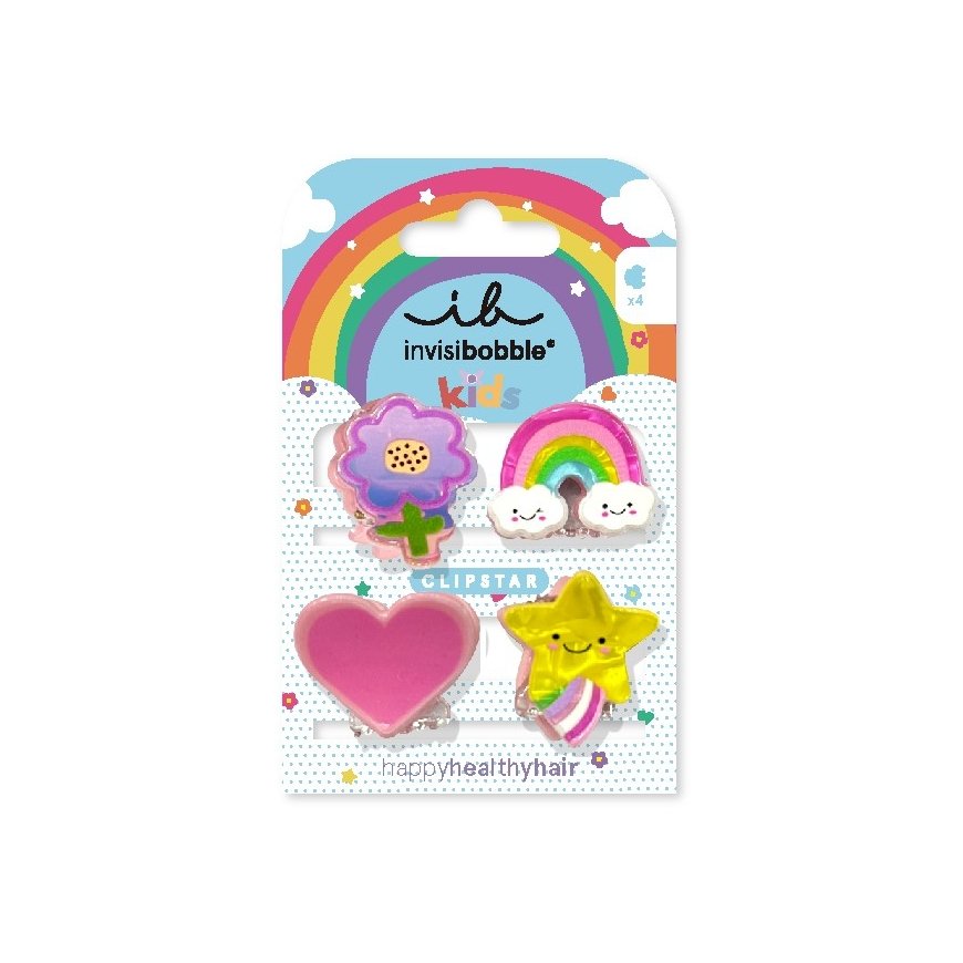 Clipstar Happy World - Hair Clip Set 4 pcs.
