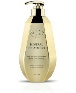 Saphira, Mineral, Essential Oils, Hair Šampūnas, Minkštinantis ir glotninantis, 500 ml