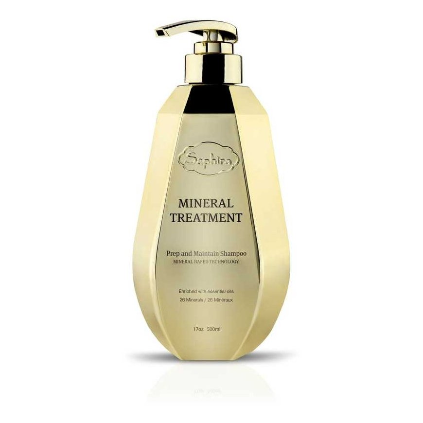 Saphira, Mineral, Essential Oils, Hair Šampūnas, Minkštinantis ir glotninantis, 500 ml