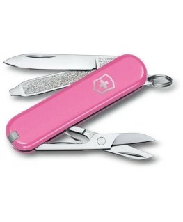 Turistinis peilis Victorinox Classic SD 0.6223.51G, rožinis