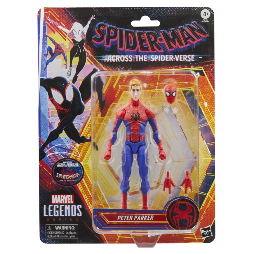 Hasbro Marvel Spider-Man Across The Spider-Verse Peter Parker -figuuri 15cm – 2