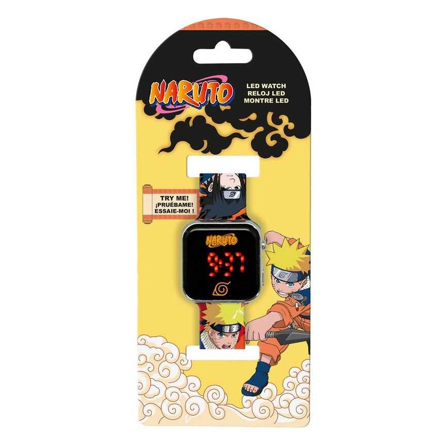 Naruto NA00002 lasten LED-kello kalenterilla Euroswan