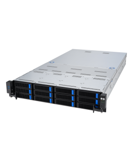 ASUS RS720A-E12-RS24U Socket SP5 räkki (2U) harmaa
