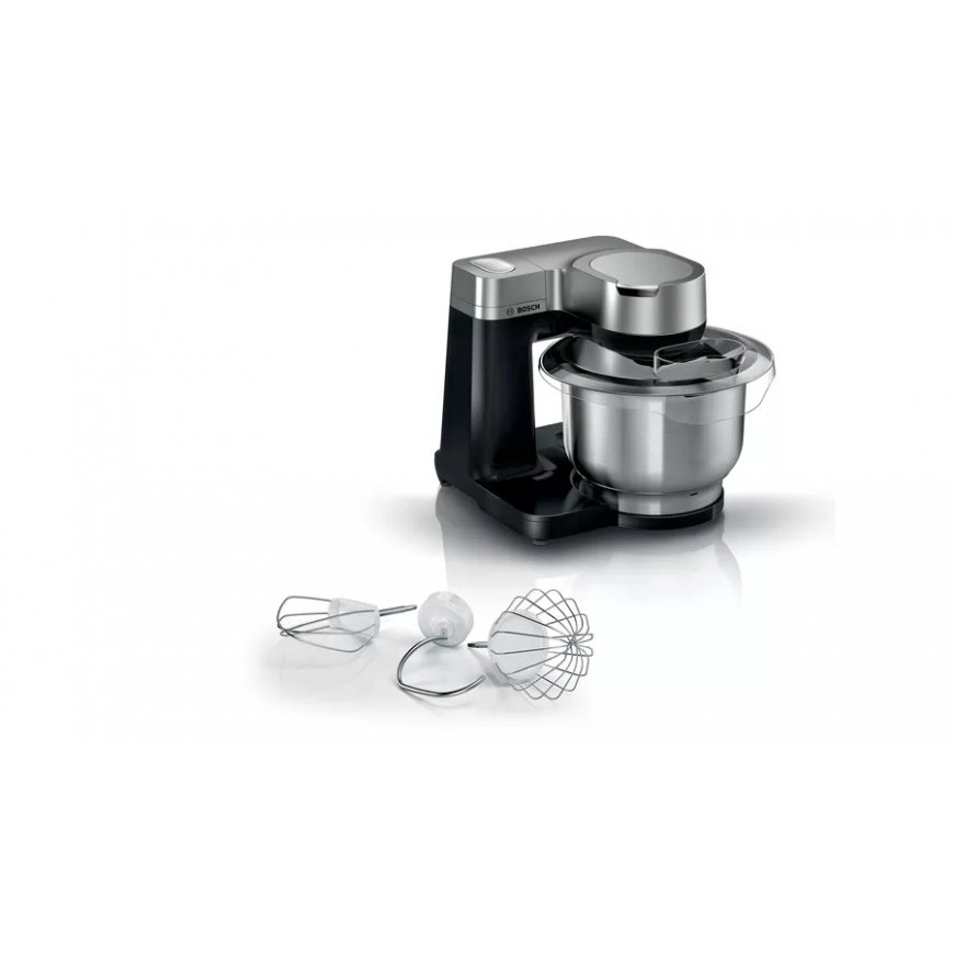 Bosch Serie 2 MUMS2VM00 köögikombain 900 W 3,8 l Must, Hõbe