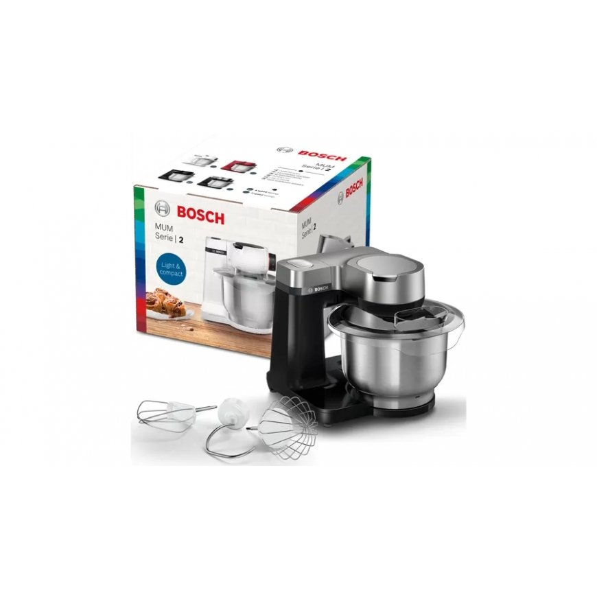 Bosch Serie 2 MUMS2VM00 monitoimikone 900 W 3,8 L musta, Hopea – 3